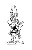 Asterix en obelix kleurplaat 2